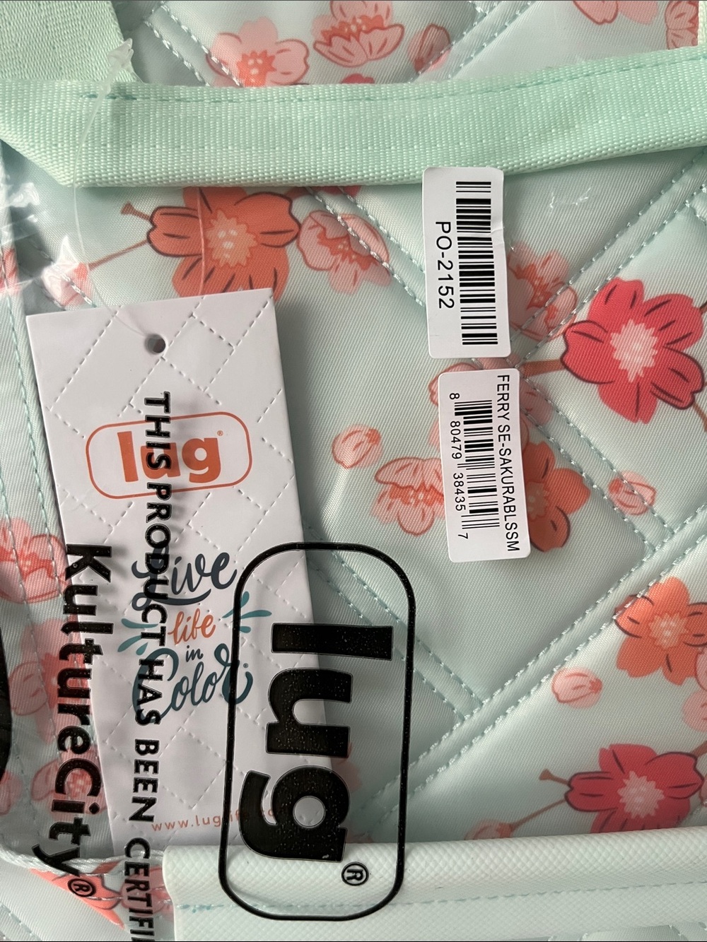LUG - Ferry XL SE Expandable Carry-All Tote in Sakura Blossom - Picture 6 of 6